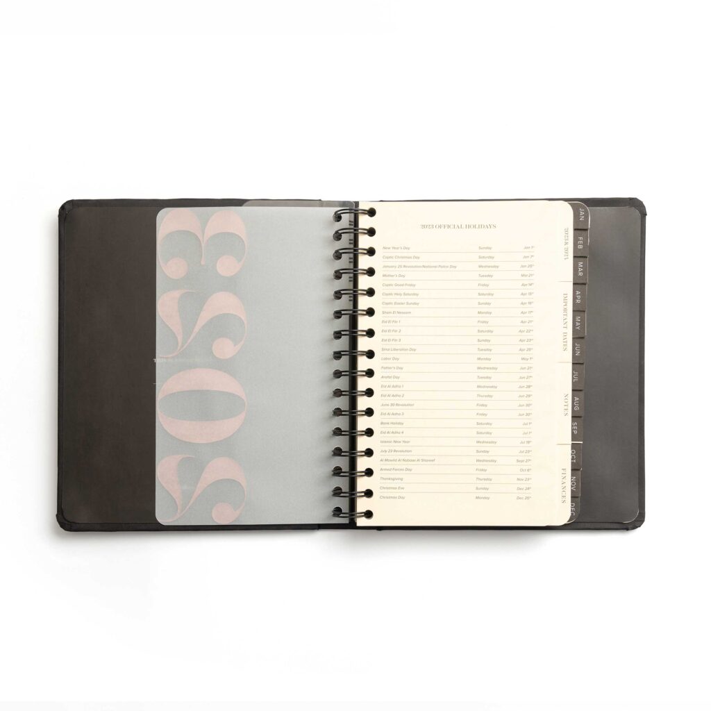 BLK 2023 Desk Planner Write Concept