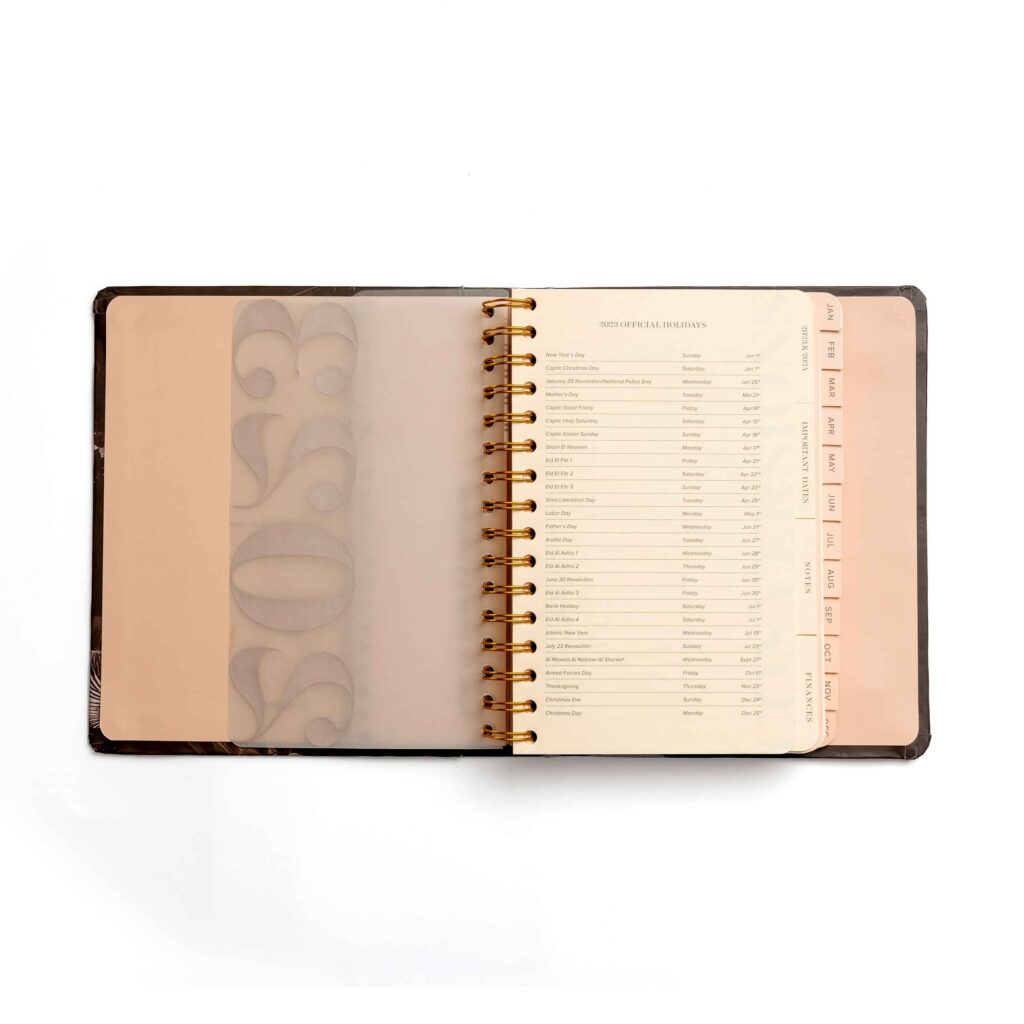 Dalia 2023 Desk Planner Write Concept