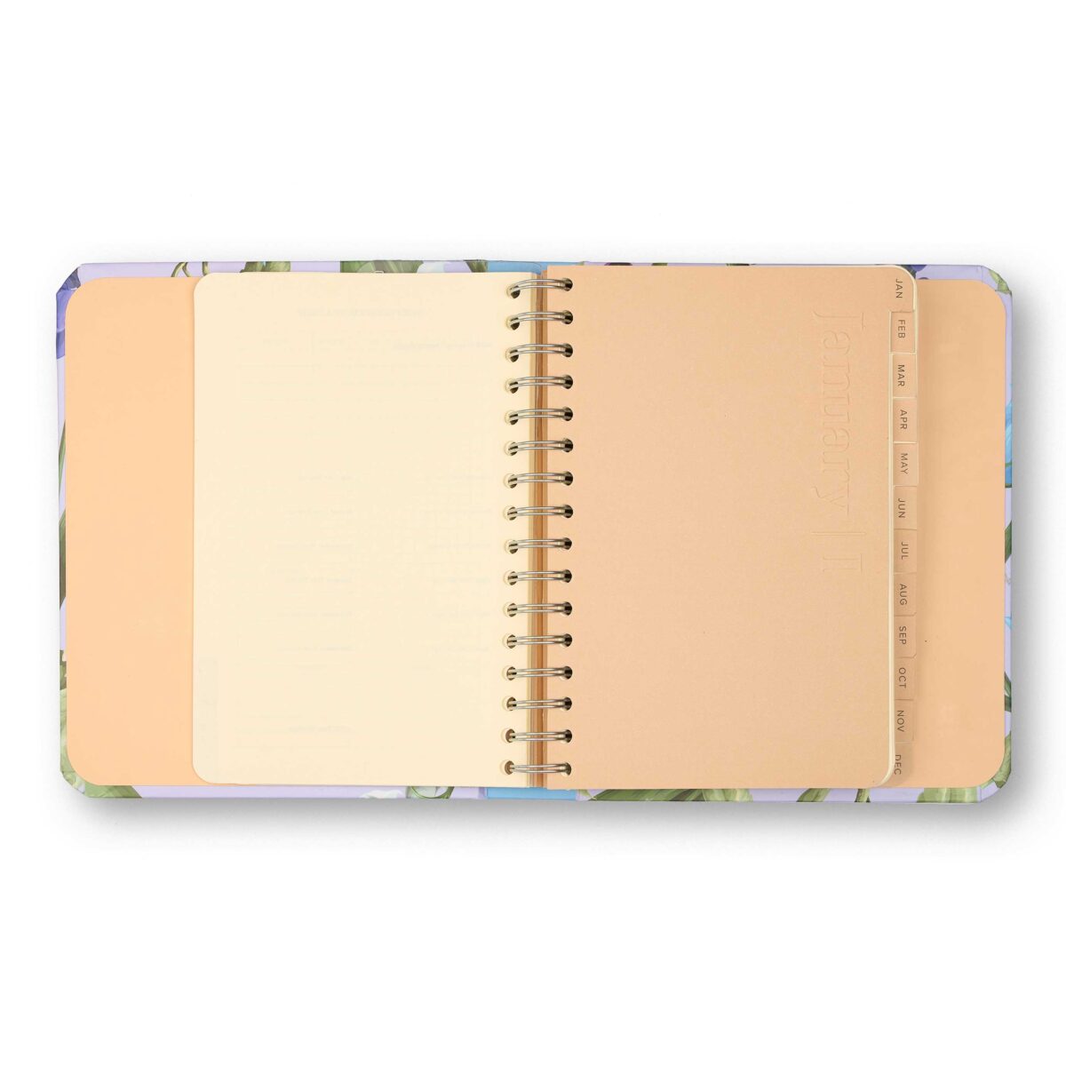 Lavender 2025 desk planner write concept